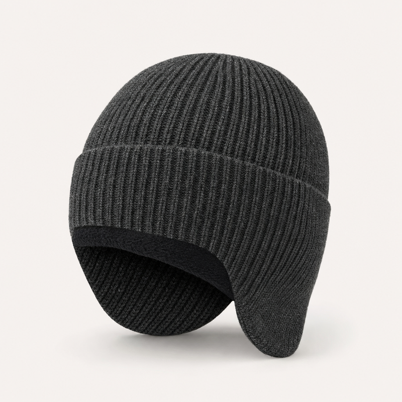 Bonnet cache-oreilles doublé polaire