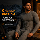 Sous-vetement chauffant ThermoSkin X22 porte dans une piece fraiche