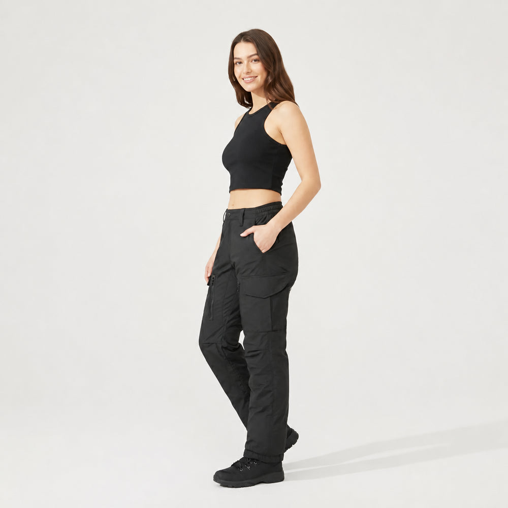 Pantalon chauffant femme Pant'R 8 vu de profil en studio