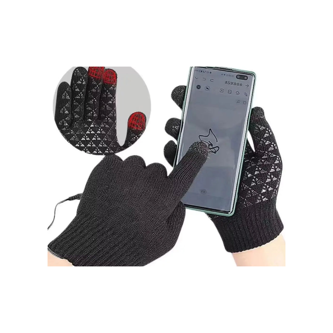 9HEAT Tactile USB - Gants chauffants fins