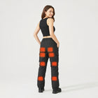 Pantalon chauffant femme Pant'R 8 vu de dos avec zones chauffantes