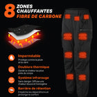 Pantalon chauffant femme Pant'R 8 et ses huit zones chauffantes
