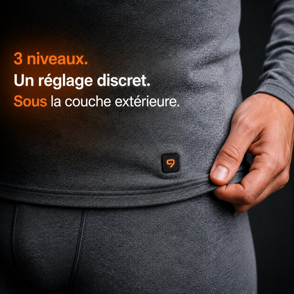 Bouton de reglage discret du ThermoSkin X22