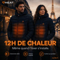 Doudoune chauffante Celsius 9 bleu marine 9HEAT - vue 6