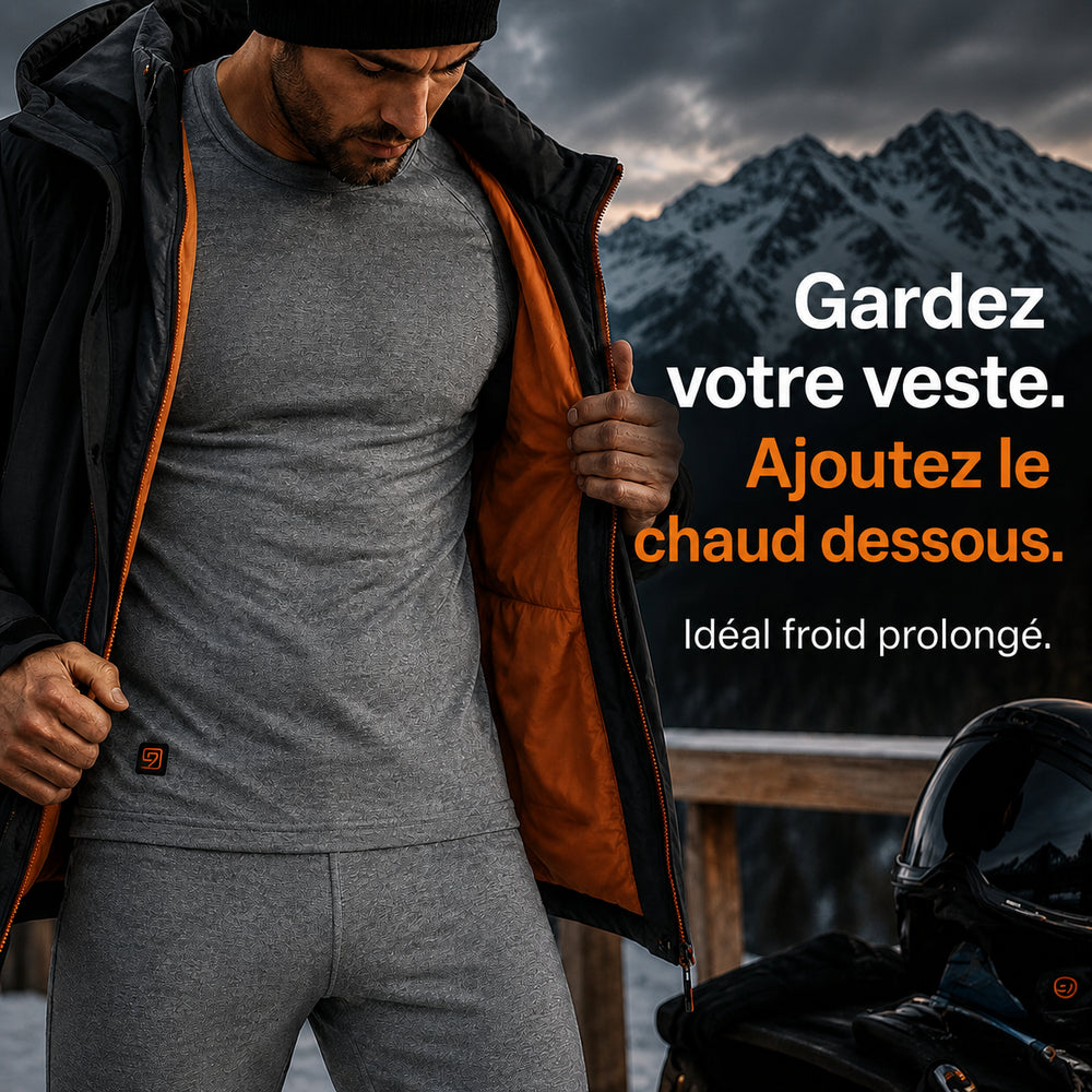 ThermoSkin X22 porte sous une veste d'hiver