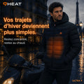 Doudoune chauffante Celsius 9 bleu marine 9HEAT - vue 8