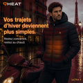 Doudoune chauffante Celsius 9 rouge 9HEAT - vue 8