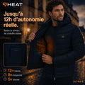 Doudoune chauffante Celsius 9 bleu marine 9HEAT - vue 12