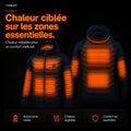 Doudoune chauffante Celsius 9 bleu marine 9HEAT - vue 14