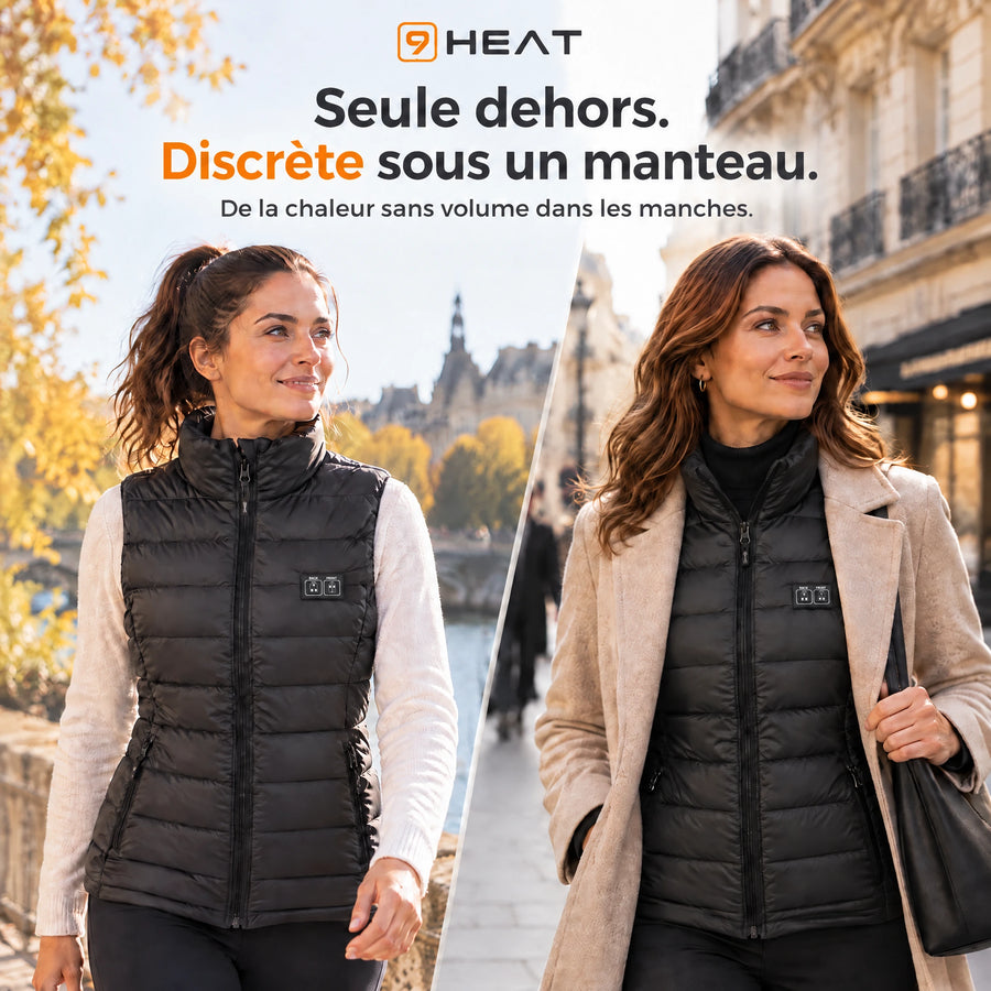 Aurea 8 porté seul ou sous un manteau avec les bras libres