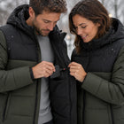 9HEAT Nordic K2 - Manteau chauffant - Batterie et branchement