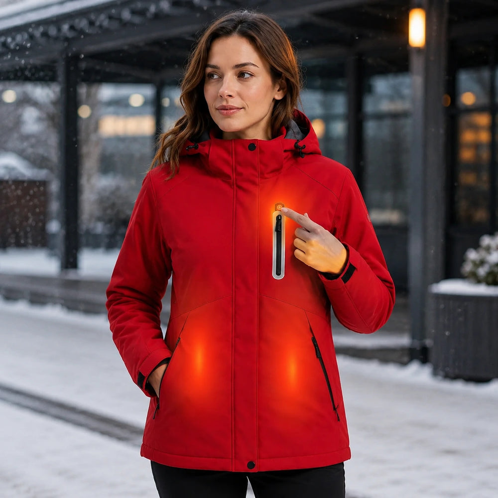 9HEAT Arctic 9 - Parka chauffante Femme - Chaleur réglable