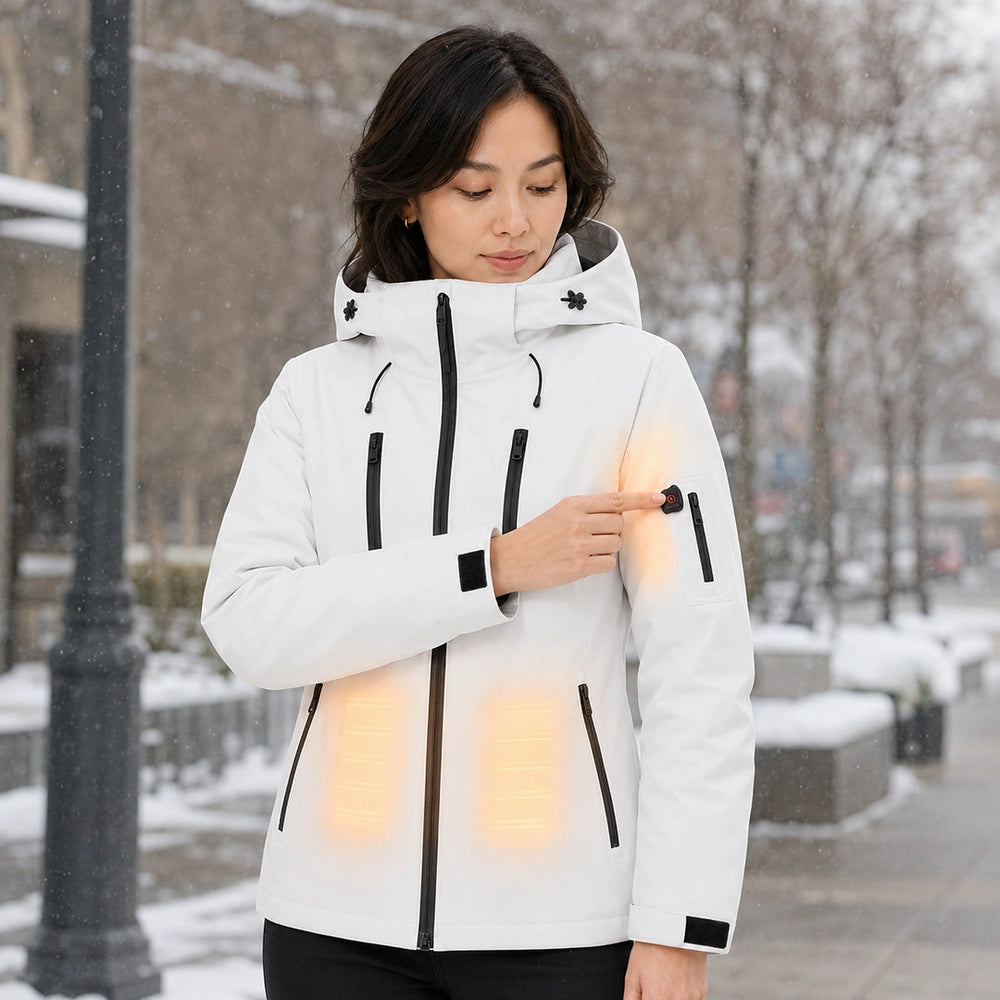 9HEAT IceSmart 8 - Parka chauffante Femme - Chaleur réglable