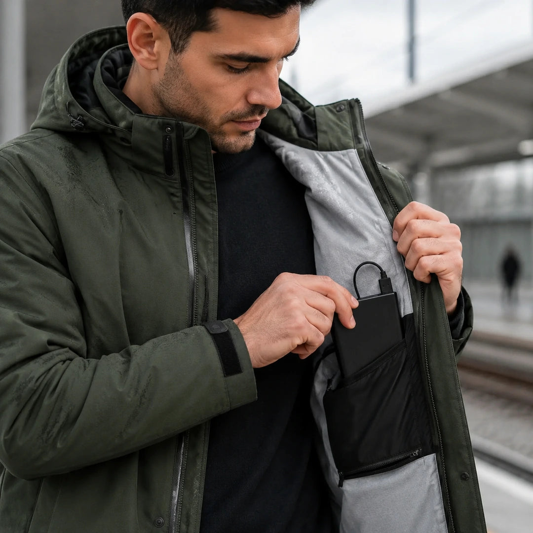 9HEAT Summit 9 - Parka chauffante Homme