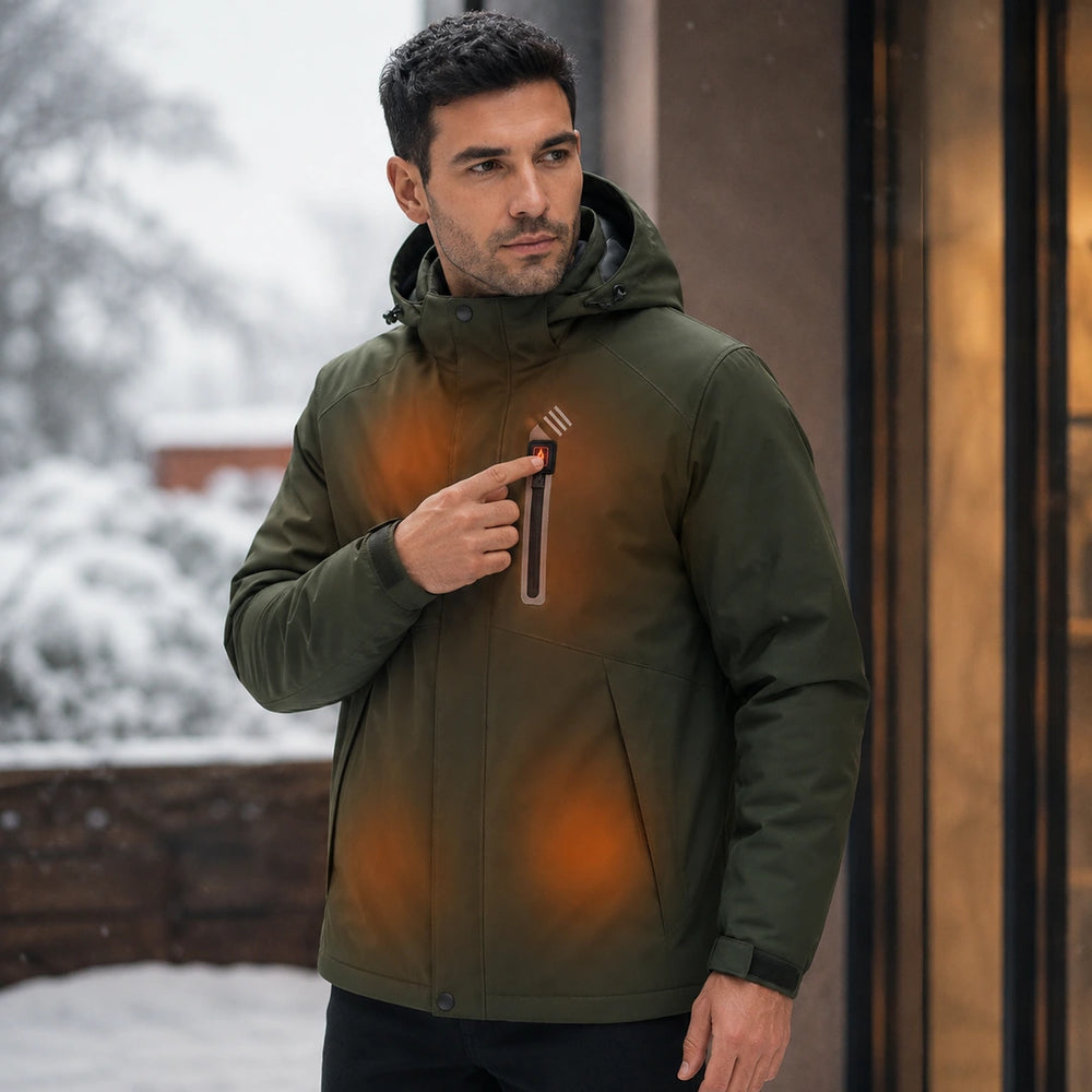 9HEAT Arctic 9 - Parka chauffante Homme - Chaleur réglable