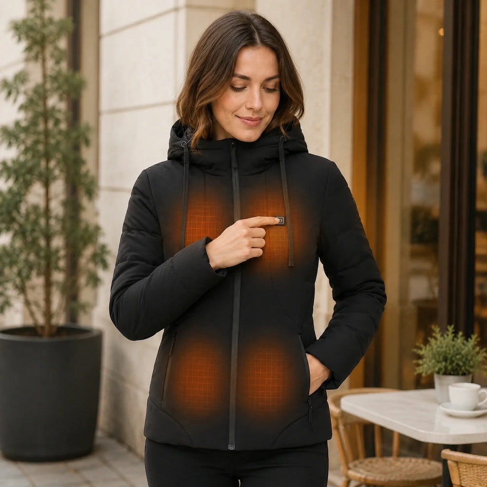 9HEAT Max R7 - Veste chauffante Femme - Chaleur réglable