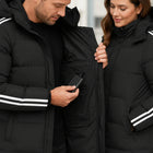 9HEAT Long-Stride 8 - Veste chauffante longue Unisexe - Batterie et branchement