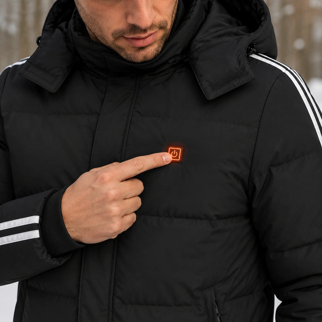 9HEAT Long-Stride 8 - Veste chauffante longue Unisexe