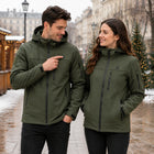 9HEAT Light K7 Softshell - Veste chauffante Unisexe - Chaleur réglable