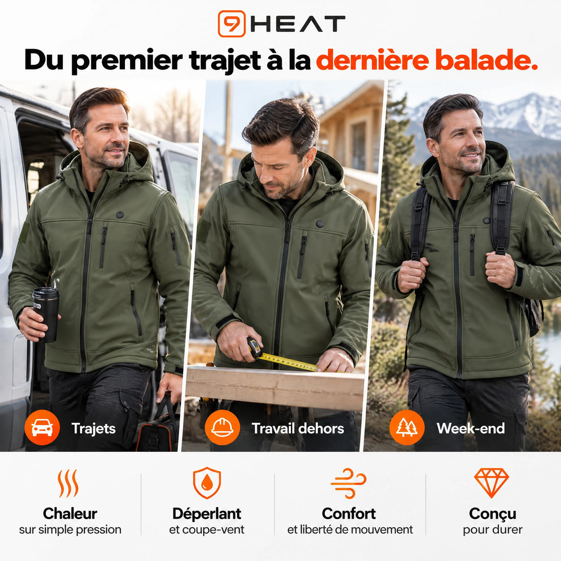 Sillage 21 pour les trajets, le travail et les sorties