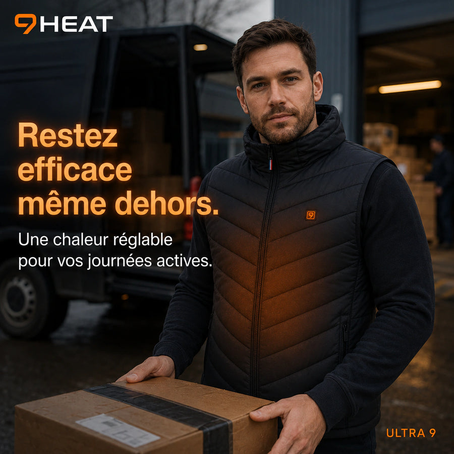9HEAT Ultra 9 pour rester efficace même dehors