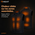 Chaleur ciblée sur les zones essentielles 9HEAT Ultra 9