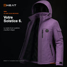 Contenu Solstice 6 : veste chauffante, batterie 7,4 V compatible vendue séparément