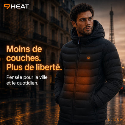 Doudoune chauffante 9HEAT Signature