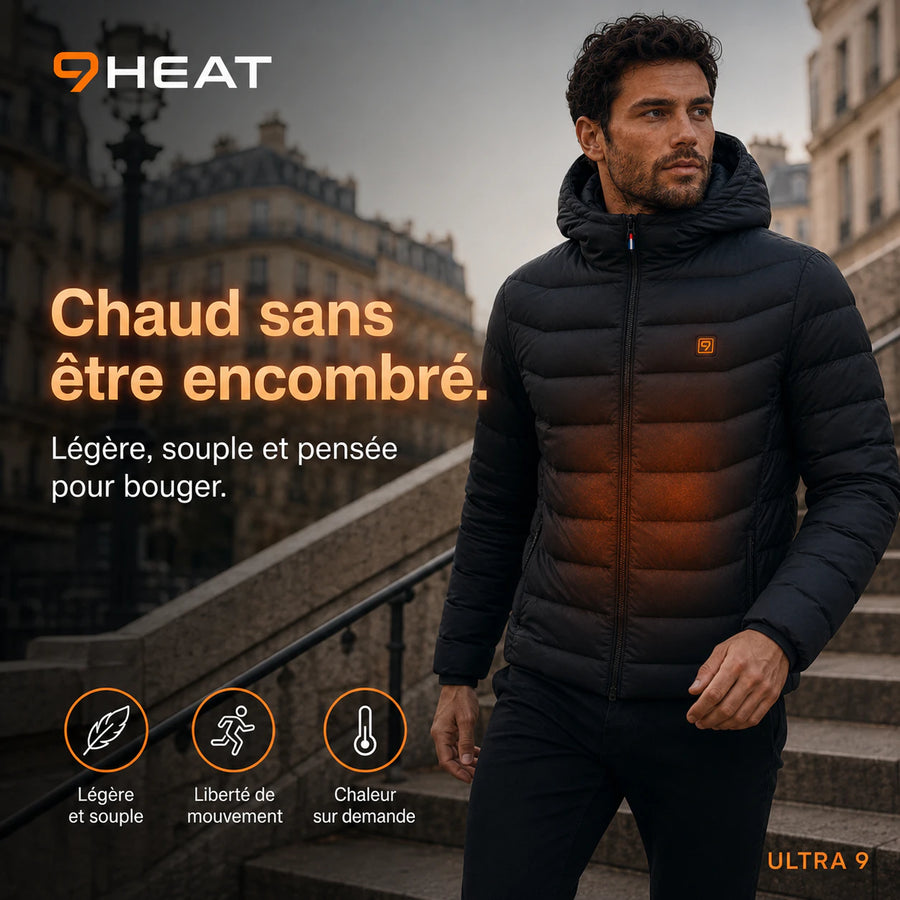 9HEAT Signature - Doudoune chauffante