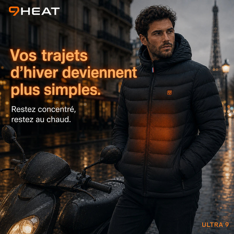 9HEAT Signature - Doudoune chauffante