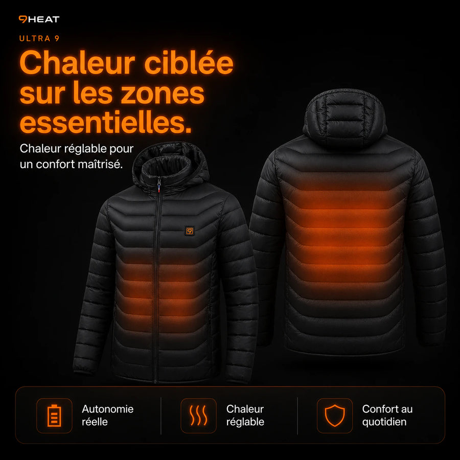 9HEAT Signature - Doudoune chauffante