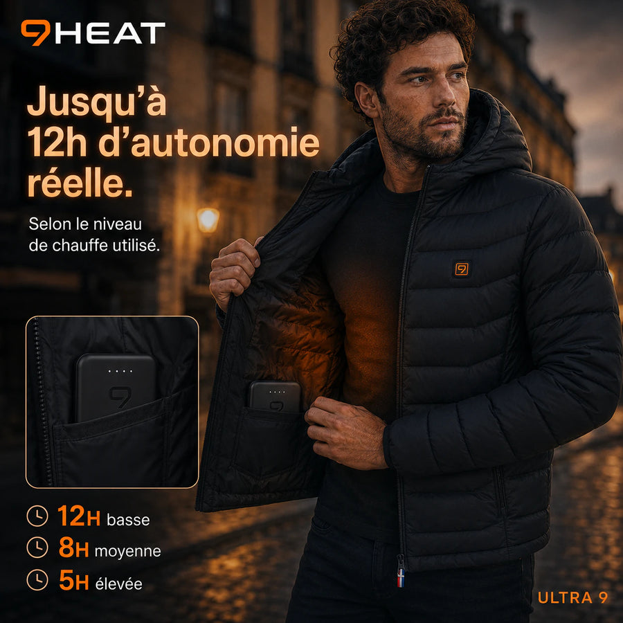 9HEAT Signature - Doudoune chauffante