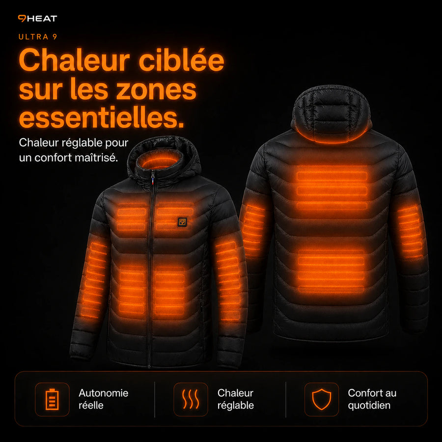 9HEAT Signature - Doudoune chauffante