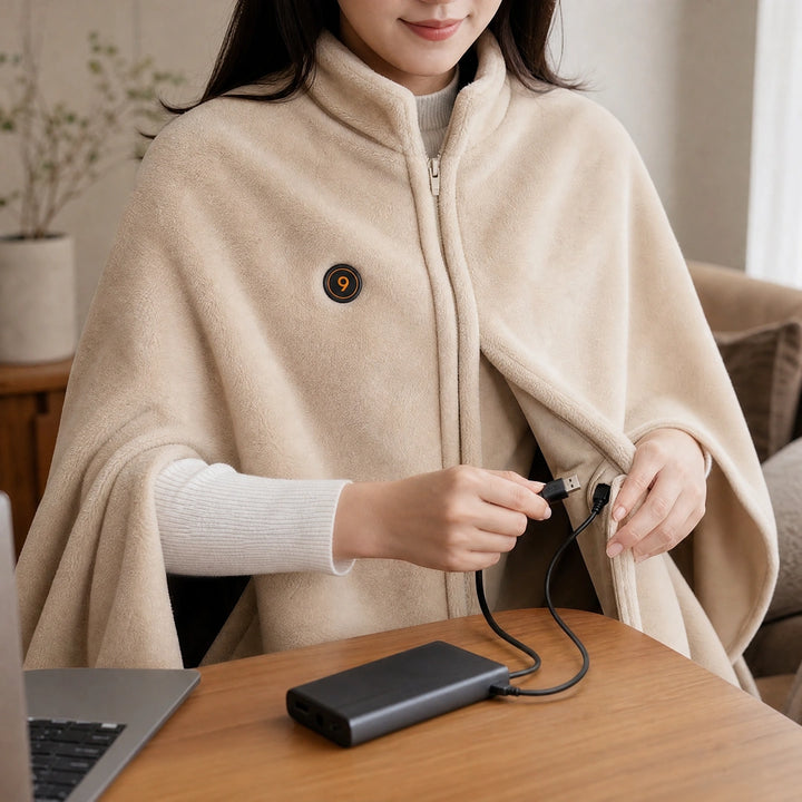 9HEAT Cocoon 9 - Cape chauffante femme