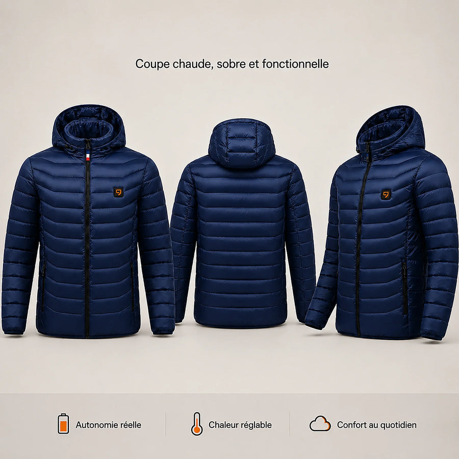 Doudoune Celsius 9 Bleu Marine : coupe, capuche et finitions | galerie validee 20260810 04