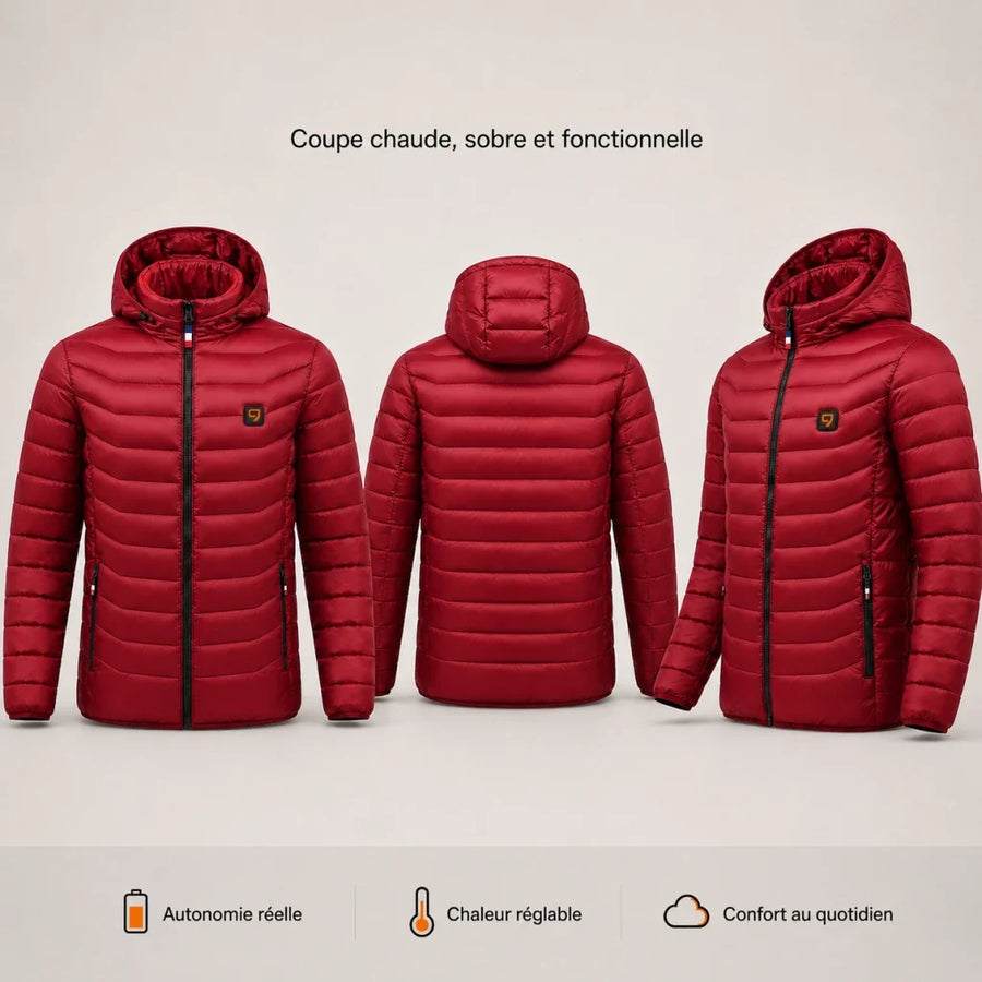 Doudoune Celsius 9 Rouge : coupe, capuche et finitions | galerie validee 20260810 04