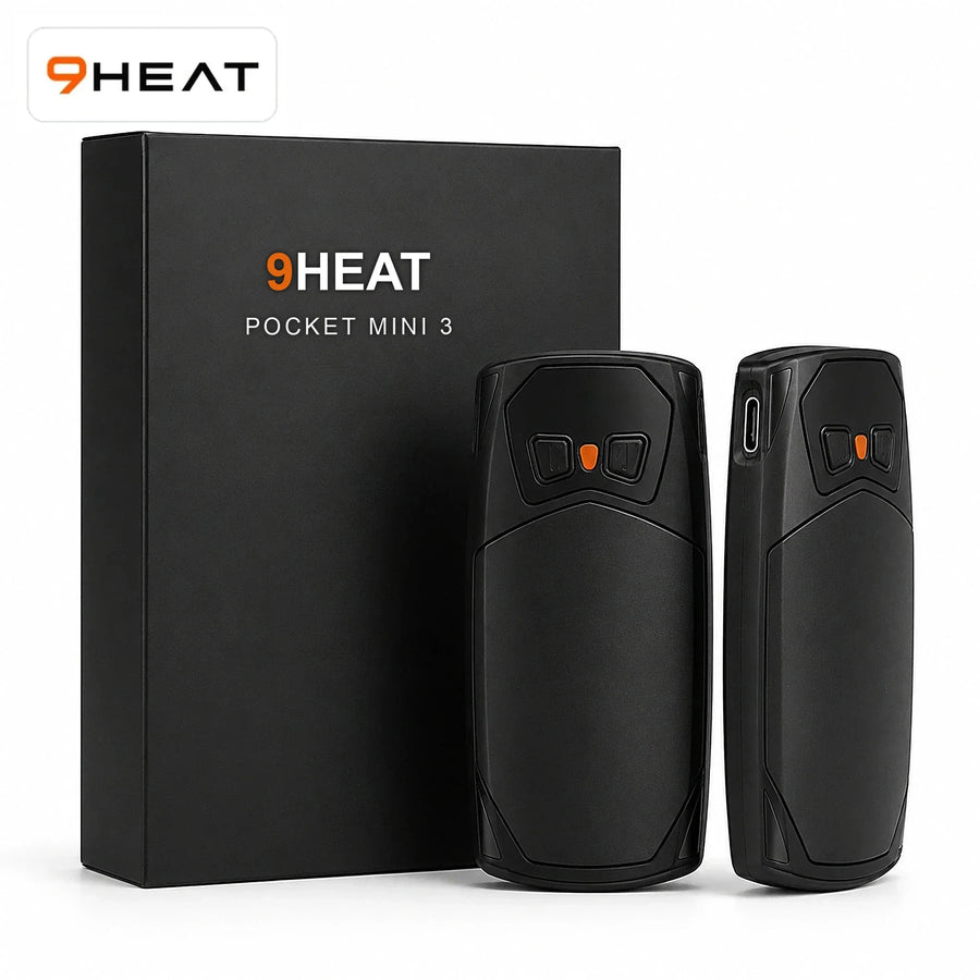 9HEAT Pocket Mini 3 - Chauffe-mains magnétiques 2000 mAh