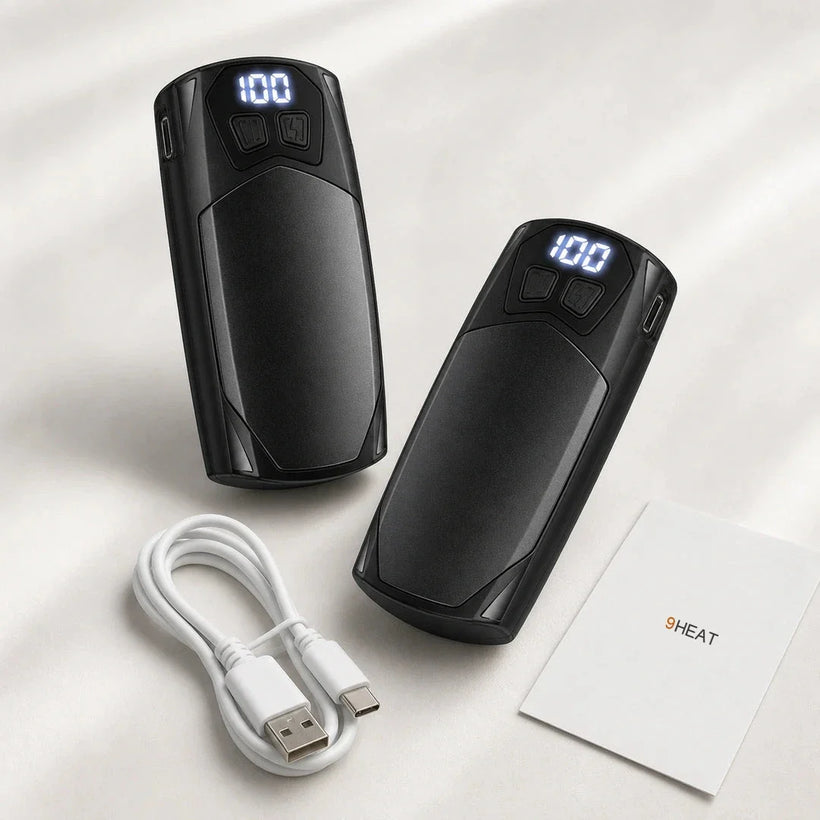 9HEAT Pocket Pro 5 - Chauffe-mains magnétiques 3000 mAh