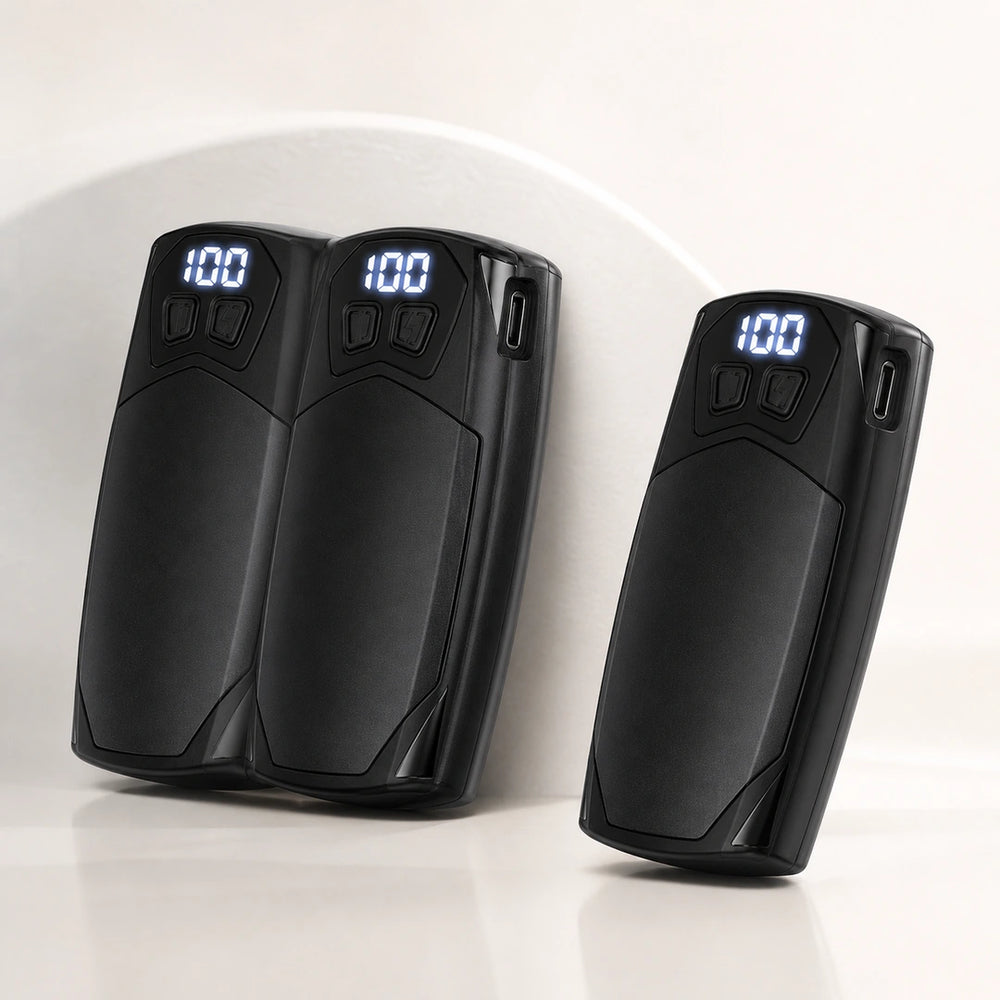 9HEAT Pocket Pro 5 - Chauffe-mains magnétiques 3000 mAh - Paire Pro