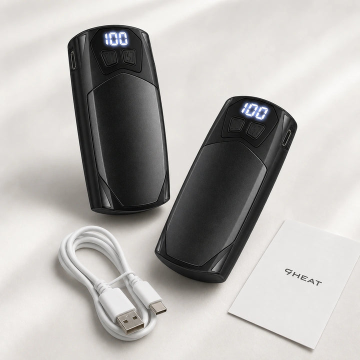 9HEAT Pocket Pro 5 - Chauffe-mains magnétiques 3000 mAh