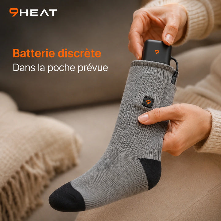 Chaussettes chauffantes unisexe - Sock'R