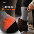 9HEAT Sock'R - Chaussettes chauffantes Unisexe - Preuve produit