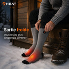 9HEAT Sock'R - Chaussettes chauffantes Unisexe - Usage Sortie froide