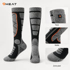 9HEAT Sock'R34 - Chaussettes chauffantes Unisexe - Studio produit face et détails