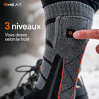 9HEAT Sock'R34 - Chaussettes chauffantes Unisexe - Contrôle de chauffe