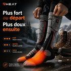 9HEAT Sock'R34 - Chaussettes chauffantes Unisexe - Réglage chaleur