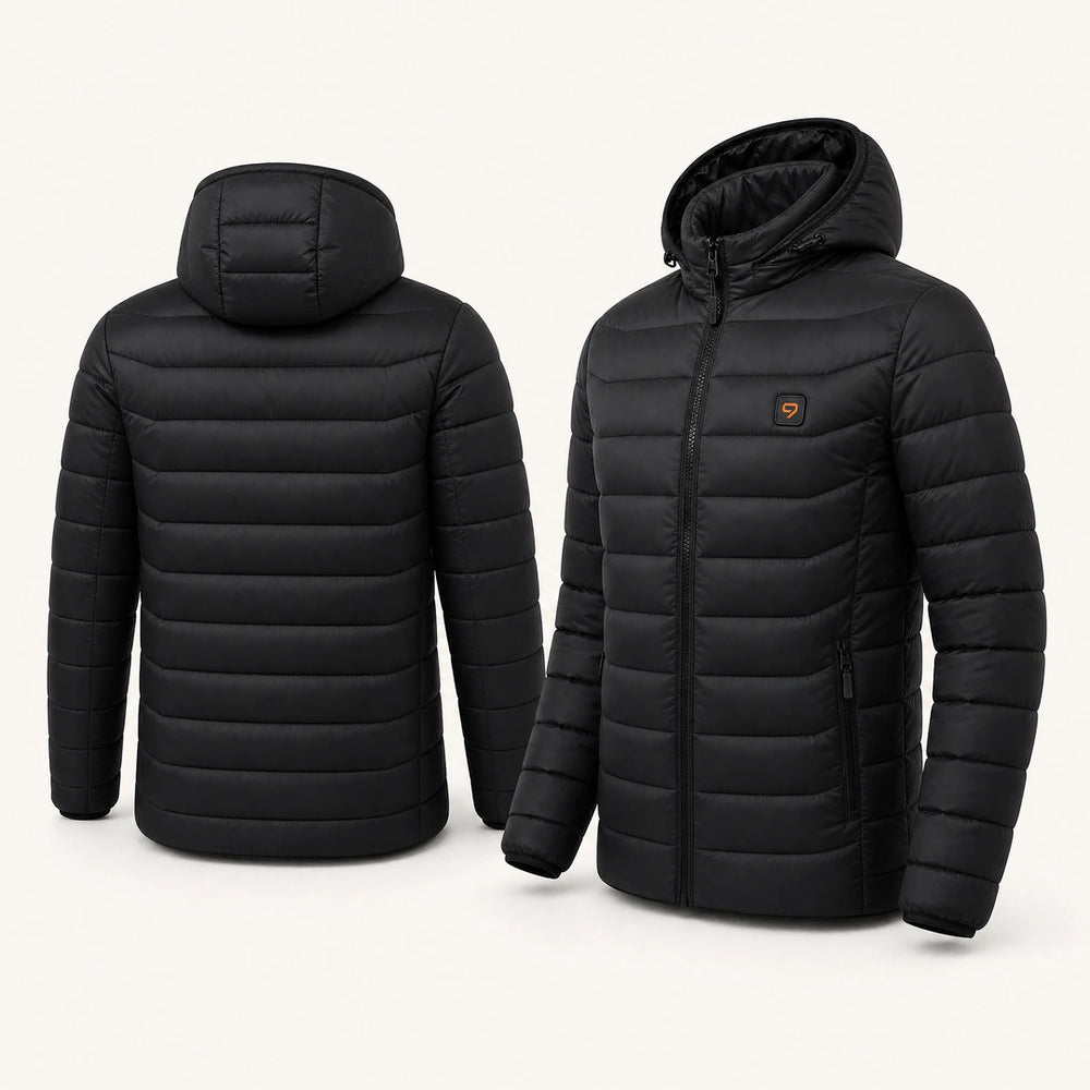 9HEAT Urban 8 - Doudoune chauffante 21 zones - Studio dos/profil