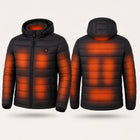 9HEAT Urban 8 - Doudoune chauffante 21 zones - zones chauffantes avec bouton 9HEAT visible