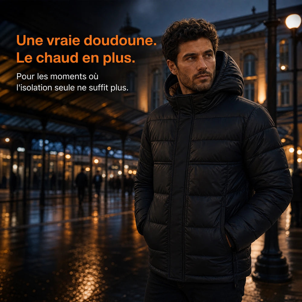 9HEAT Eclipse 8 - Doudoune chauffante Homme - Hero galerie avec angle principal