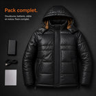 9HEAT Eclipse 8 - Doudoune chauffante Homme - Pack complet